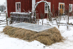 Varmbänken är anlagd.