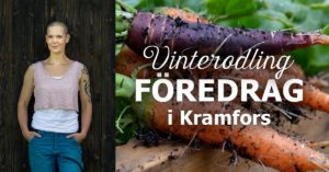 Bild med text Vinterodling, föredrag i Kramfors