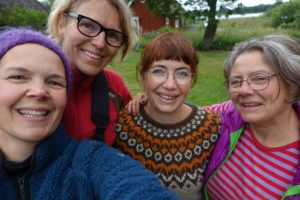 Sara Bäckmo, Eva Haraldsson, Friederike Hector, Katinka Schartau.