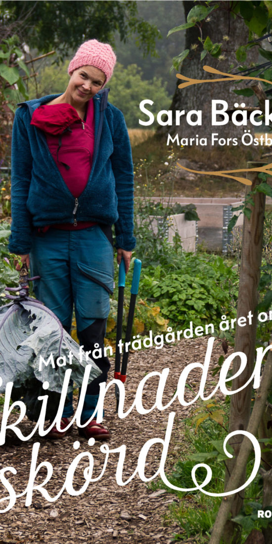 Ett bokomslag med Sara i arbetskläder