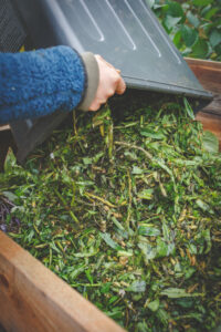 Kompostmaterial från kvarnen