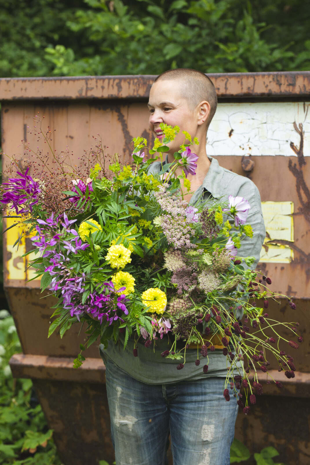 Blommor från Skillnadens handelsträdgård